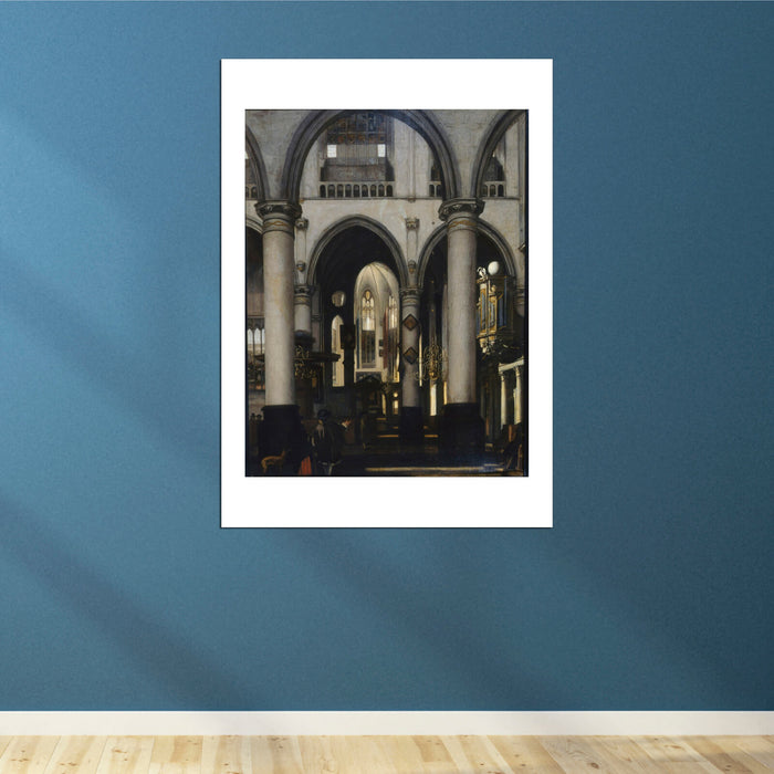 Emanuel de Witte - View of a church Interior