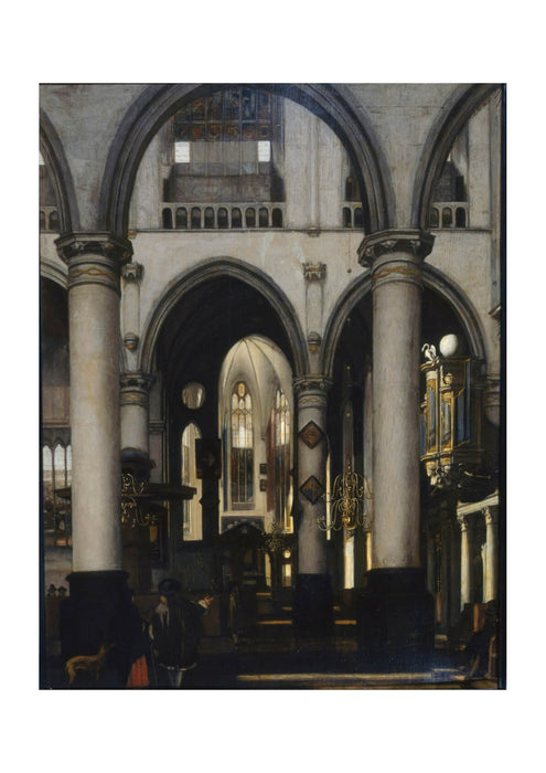 Emanuel de Witte - View of a church Interior
