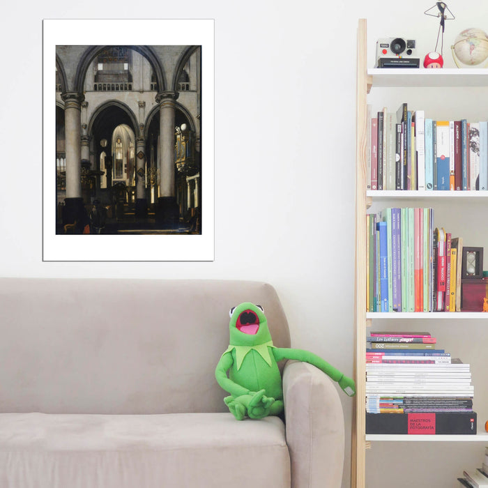 Emanuel de Witte - View of a church Interior