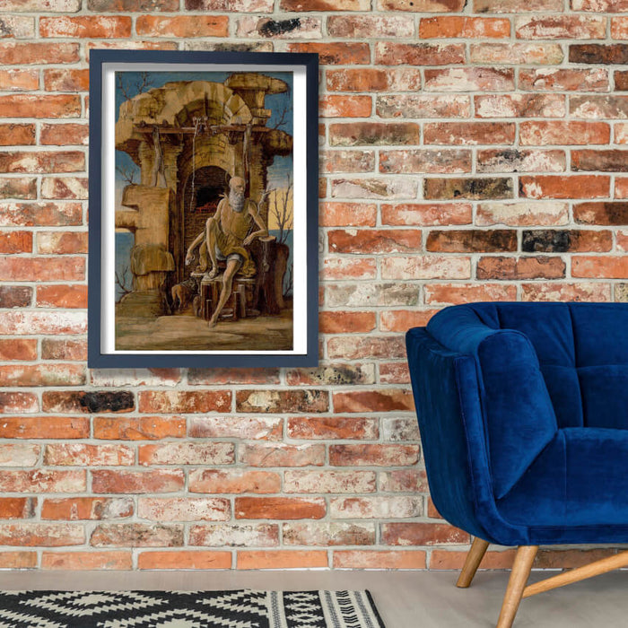 Ercole De'roberti - Saint Jerome In The Wilderness