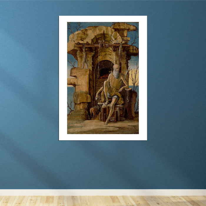 Ercole De'roberti - Saint Jerome In The Wilderness