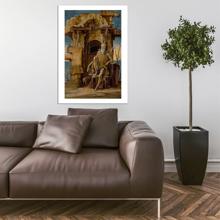 Ercole De'roberti - Saint Jerome In The Wilderness