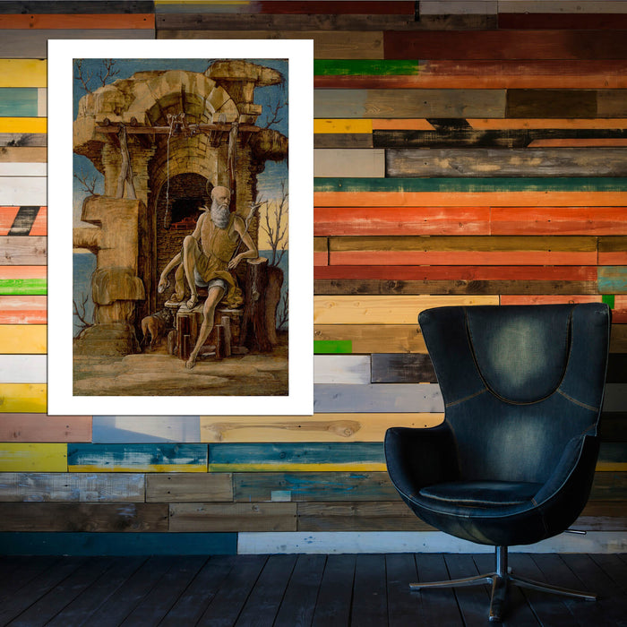 Ercole De'roberti - Saint Jerome In The Wilderness