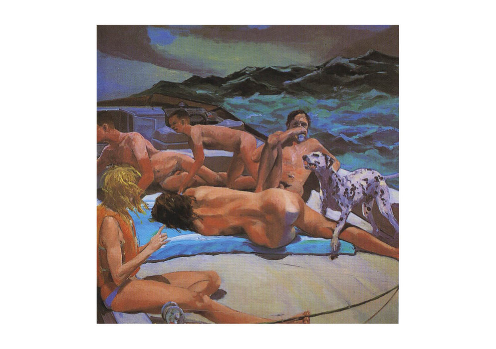 Eric Fischl Man's Boat and the Old Man's Dog