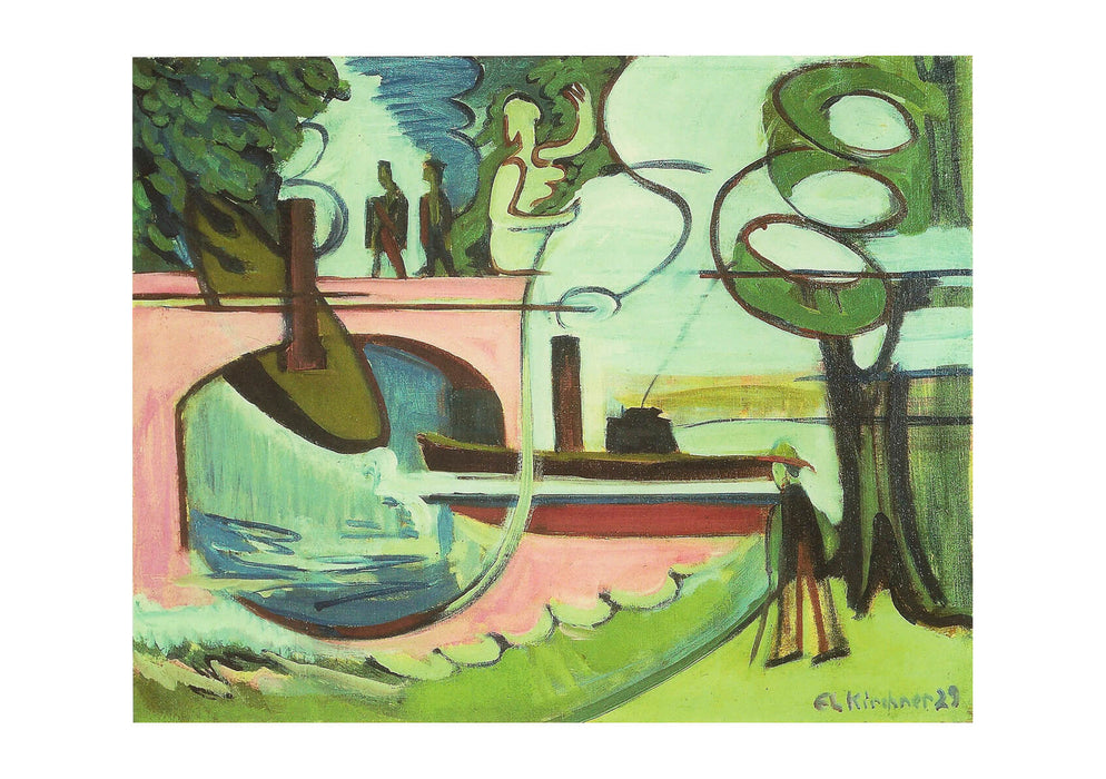 Ernst Ludwig Kirchner - A Garden