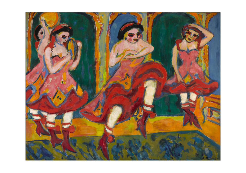 Ernst Ludwig Kirchner - Czardas dancers