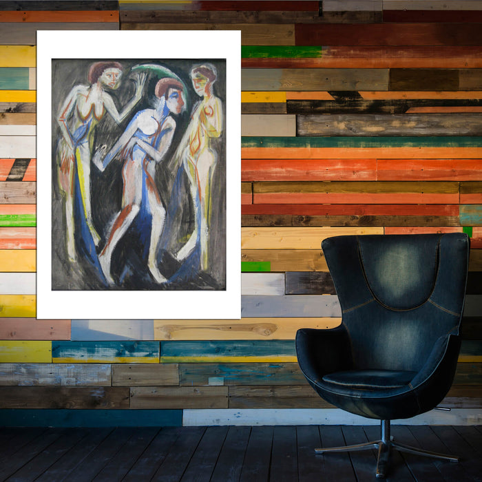 Ernst Ludwig Kirchner - Der Tanz zwischen den Frauen