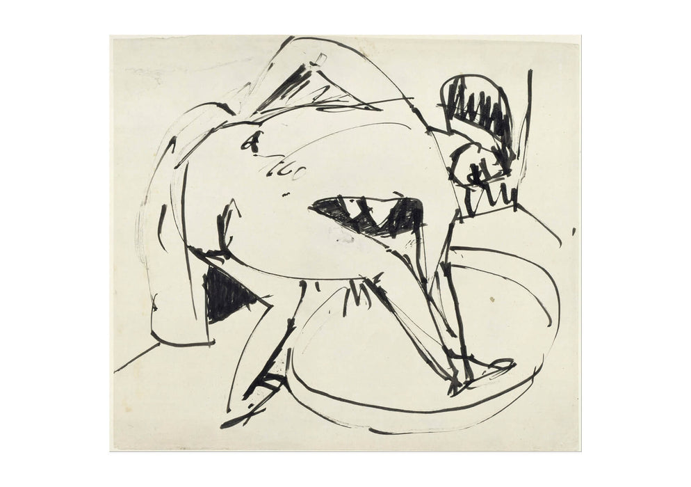 Ernst Ludwig Kirchner - Girl in tub