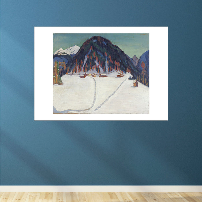 Ernst Ludwig Kirchner - Junkerboden unter Schnee