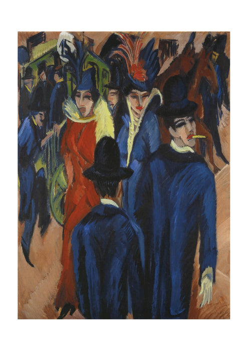 Ernst Ludwig Kirchner - Kirchner Berlin Street Scene 1913