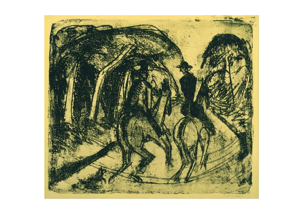 Ernst Ludwig Kirchner - Reiter im Grunewald