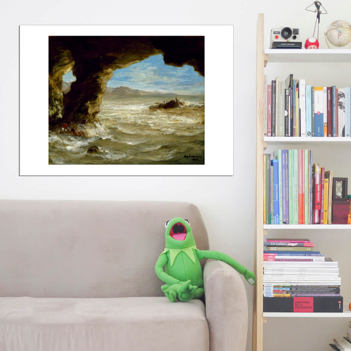 Eugène Delacroix - Shipwreck On The Coast
