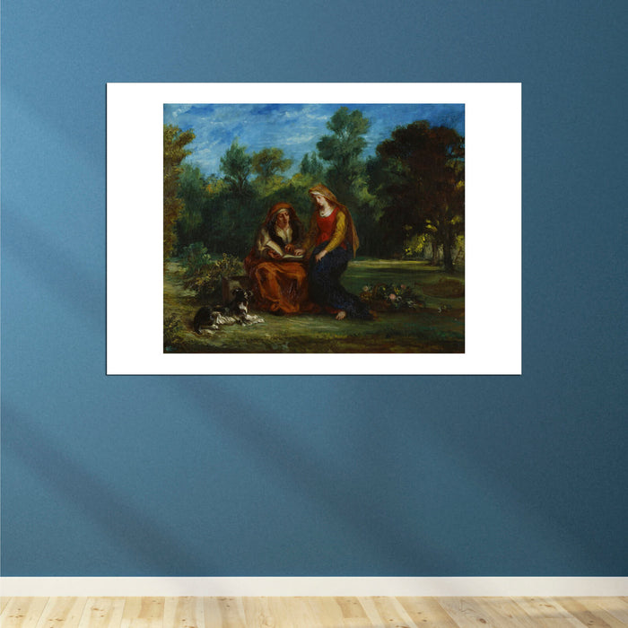 Eugène Delacroix - The Education Of The Virgin