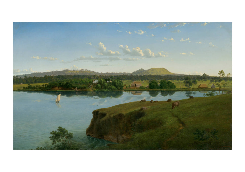 Eugene Von Guérard - Purrumbete From Across The Lake