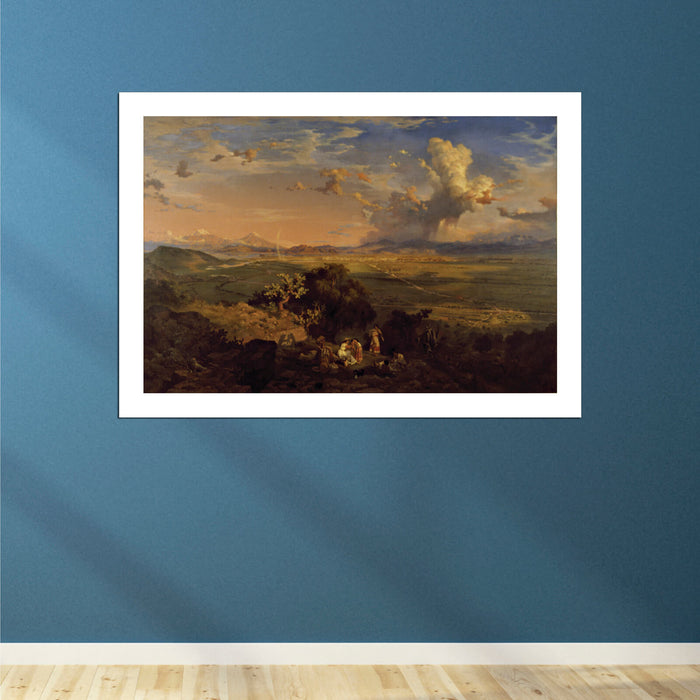 Eugenio Landesio - Valley Of Mexico