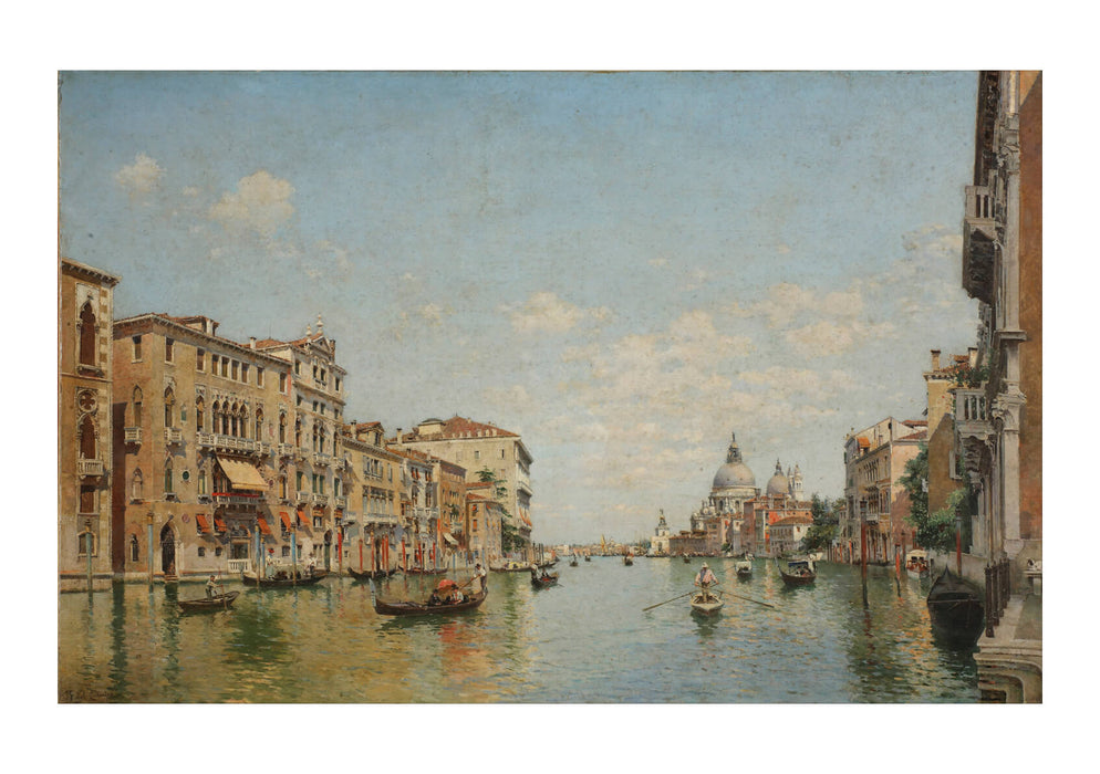 Federico Del Campo - View Of The Grand Canal Of Venice