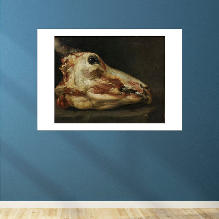 Felice Boselli - Skinned Head Of A Young Bull