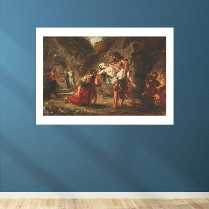 Ferdinand Delacroix - Hercules And Alcestis — Spiffing Prints