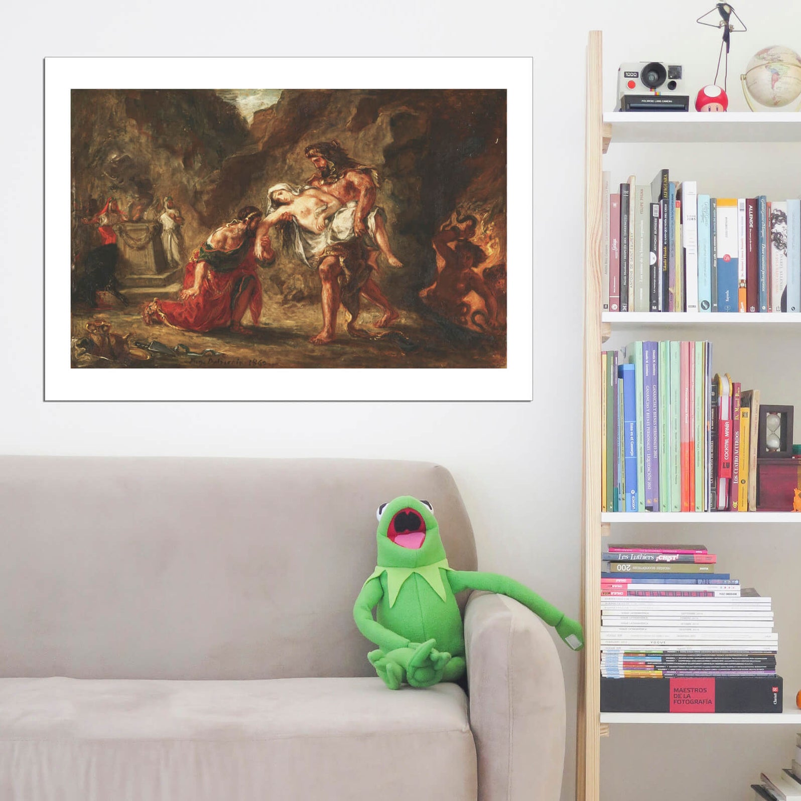 Ferdinand Delacroix - Hercules And Alcestis — Spiffing Prints