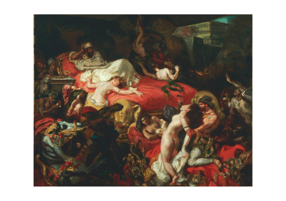 Ferdinand Delacroix French - Death Of Sardanapalus