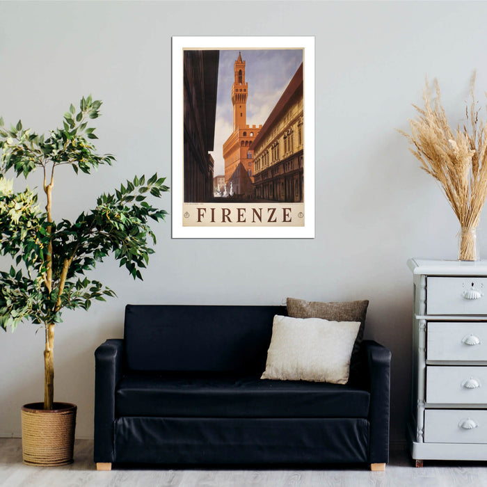 Firenze Travel Poster