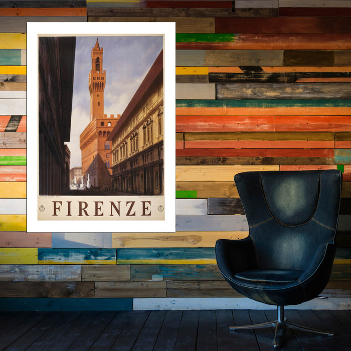 Firenze Travel Poster