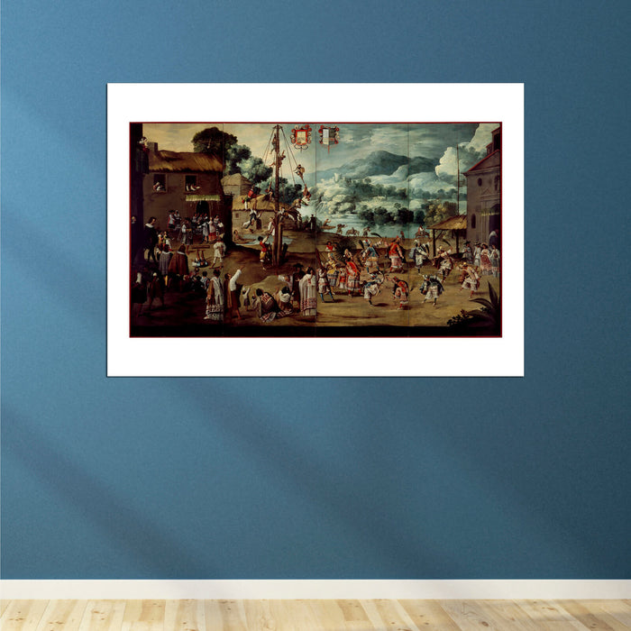 Folding Screen With Indian Wedding