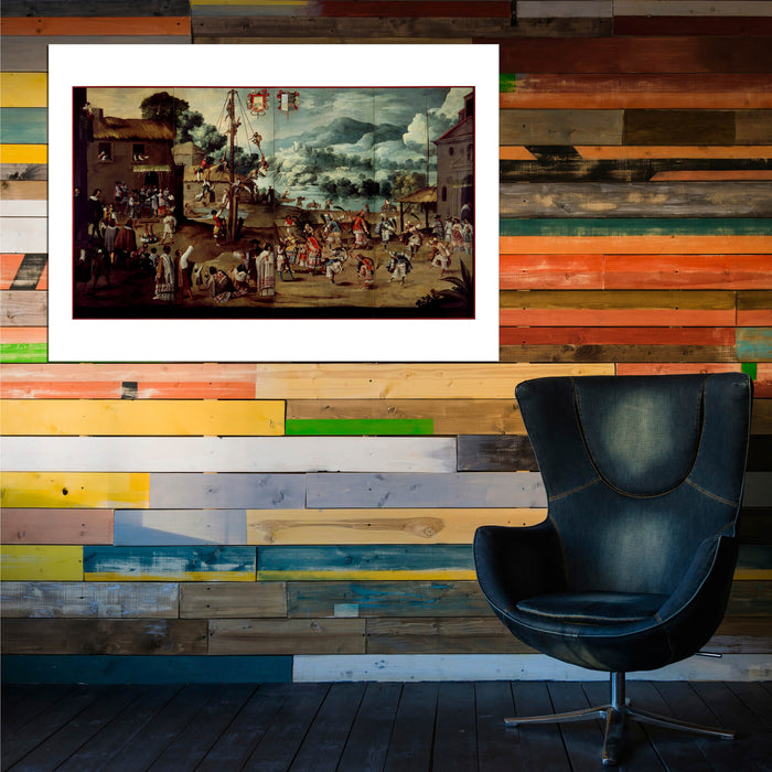 Folding Screen With Indian Wedding