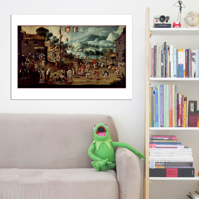 Folding Screen With Indian Wedding