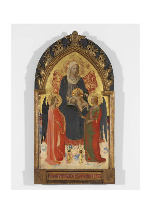 Fra Angelico - Madonna and Child with Two Angels