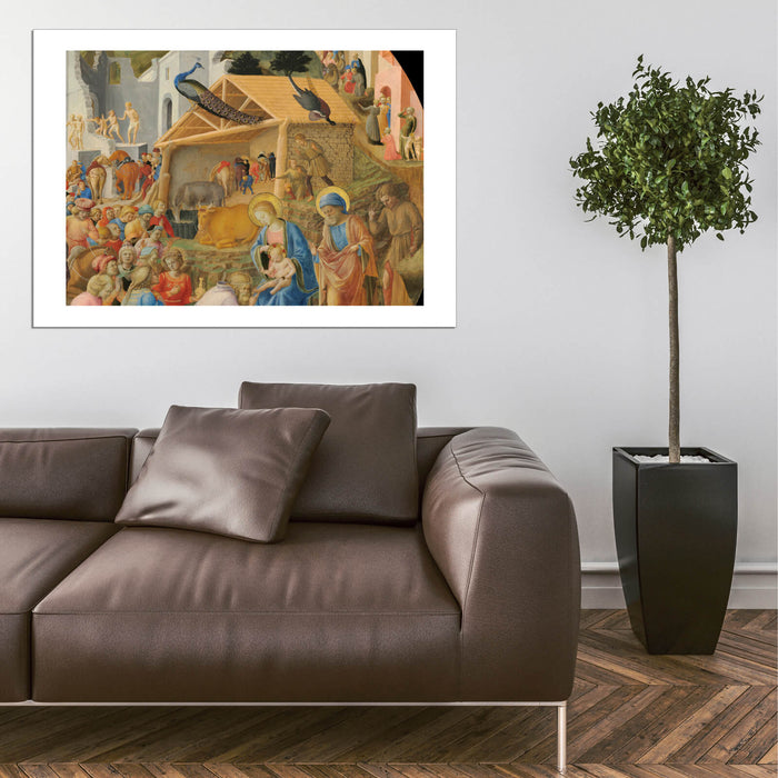 Fra Angelico & Fra Lippi - Adoration Of Magi Cropped