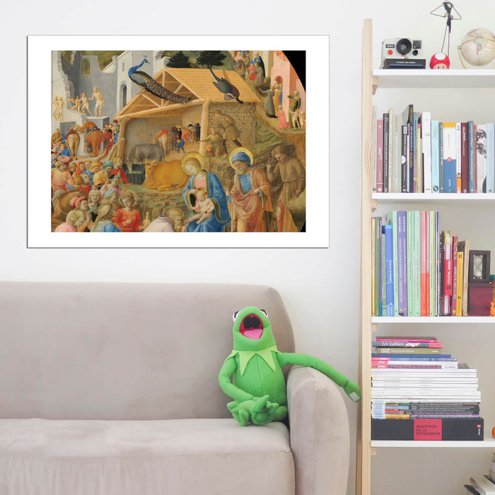 Fra Angelico & Fra Lippi - Adoration Of Magi Cropped