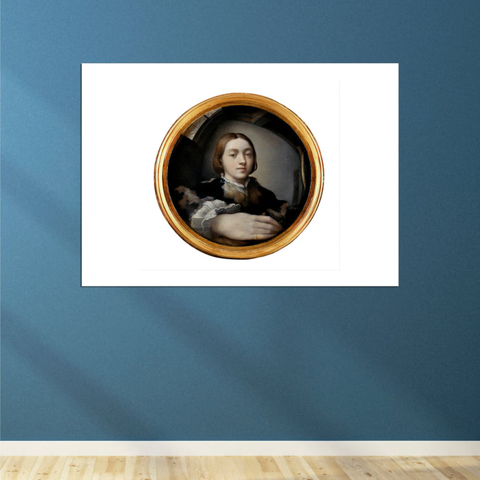 Francesco Mazzola - Self-Portrait In A Convex Mirror