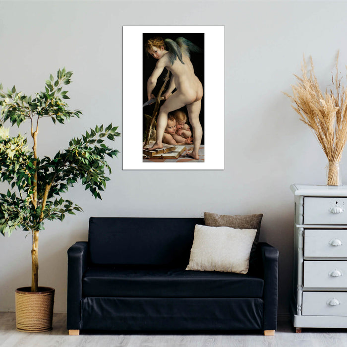 Francesco Mazzola Called Parmigianino - Bow-Carving Amor