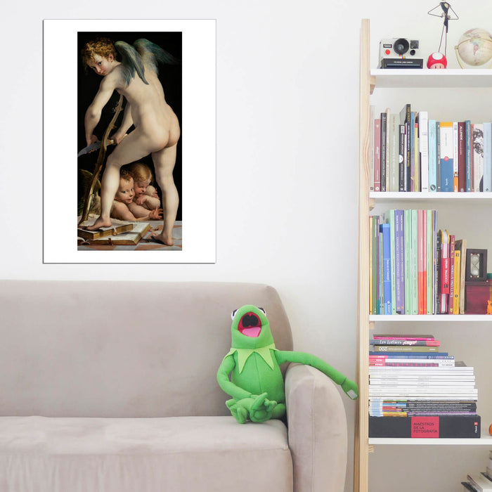 Francesco Mazzola Called Parmigianino - Bow-Carving Amor