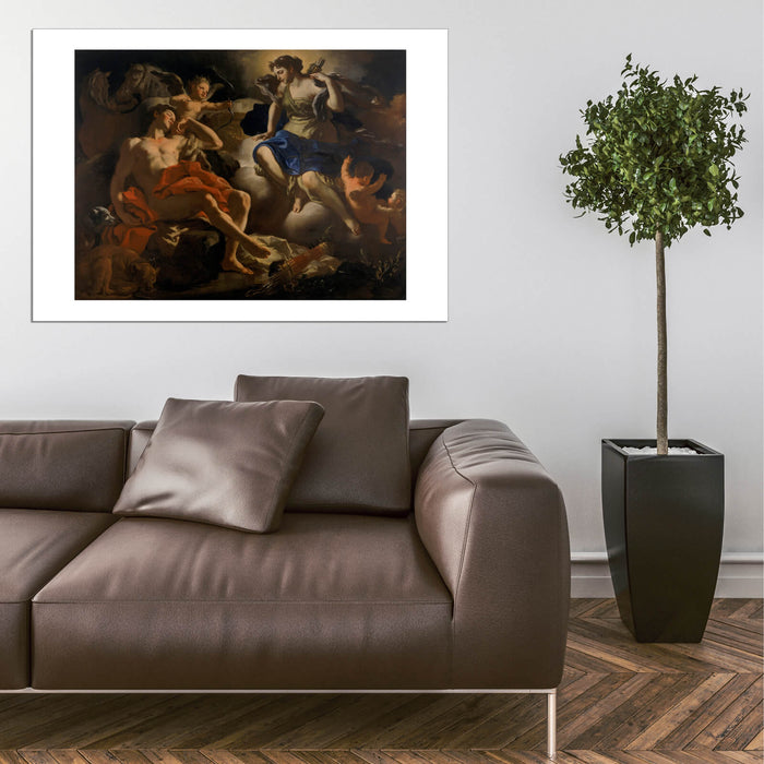 Francesco Solimena Diana and Endymion