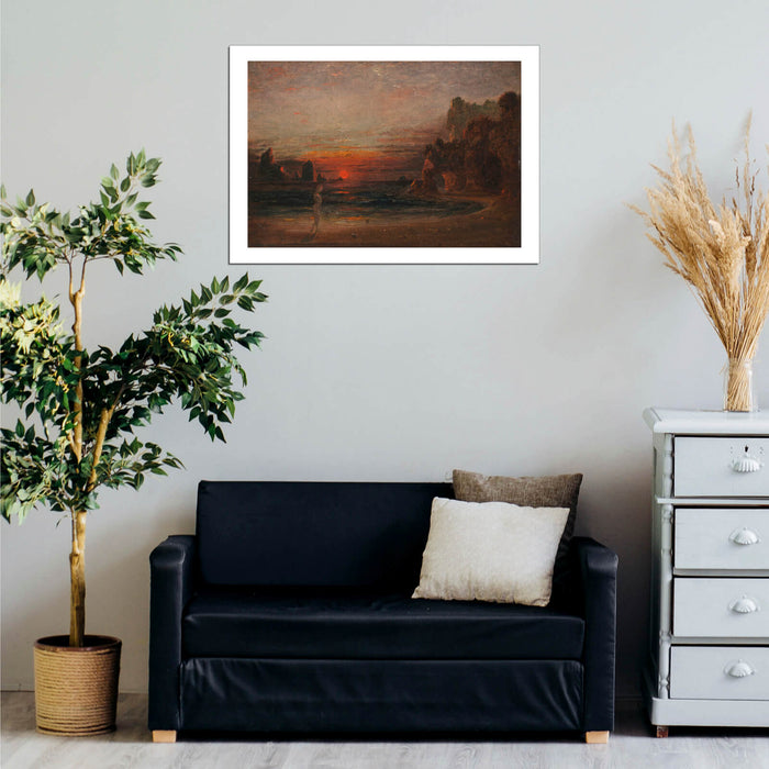 Francis Danby - Study For 'calypso's Grotto'