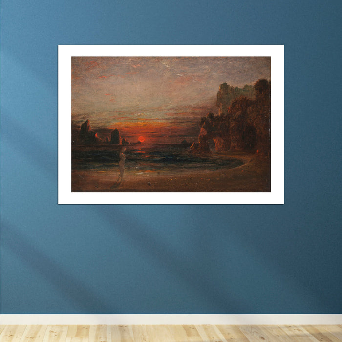 Francis Danby - Study For 'calypso's Grotto'