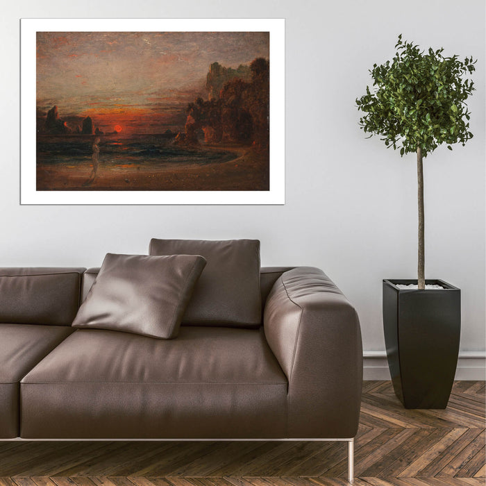 Francis Danby - Study For 'calypso's Grotto'