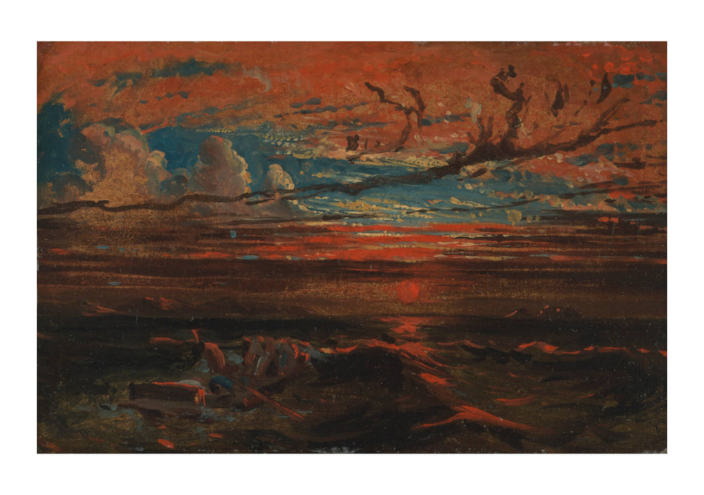 Francis Danby - Sunset At Sea After A Storm