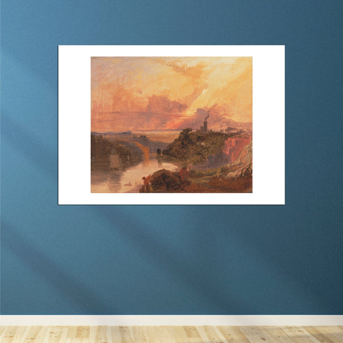 Francis Danby - The Avon Gorge At Sunset