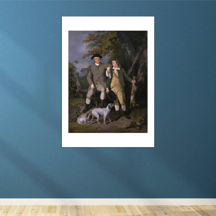 Francis Wheatley - Portrait Of A Sportsman With His Son