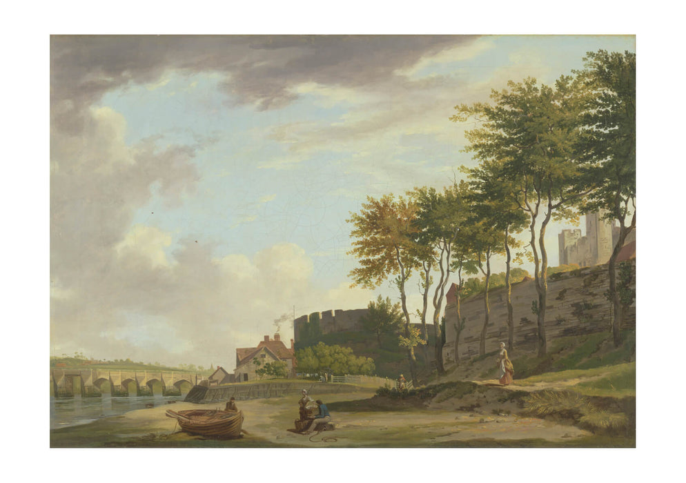 Francis Wheatley - The Medway At Rochester