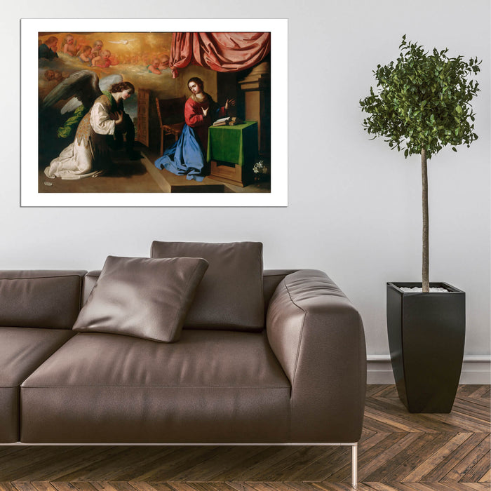 Francisco De Zurbarán Spanish - The Annunciation