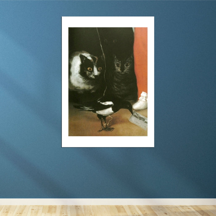Francisco de Goya - Cats and Magpie