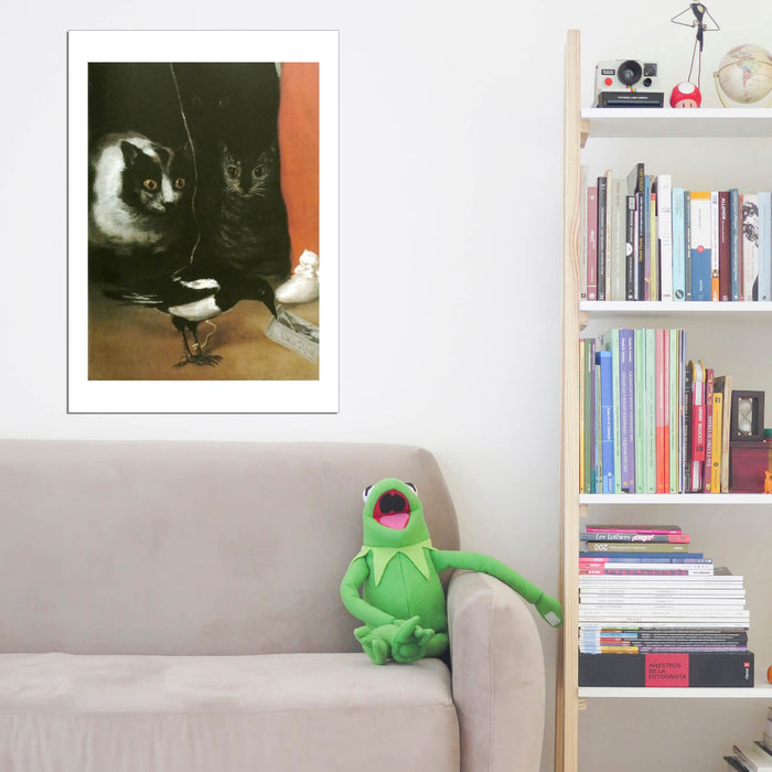 Francisco de Goya - Cats and Magpie