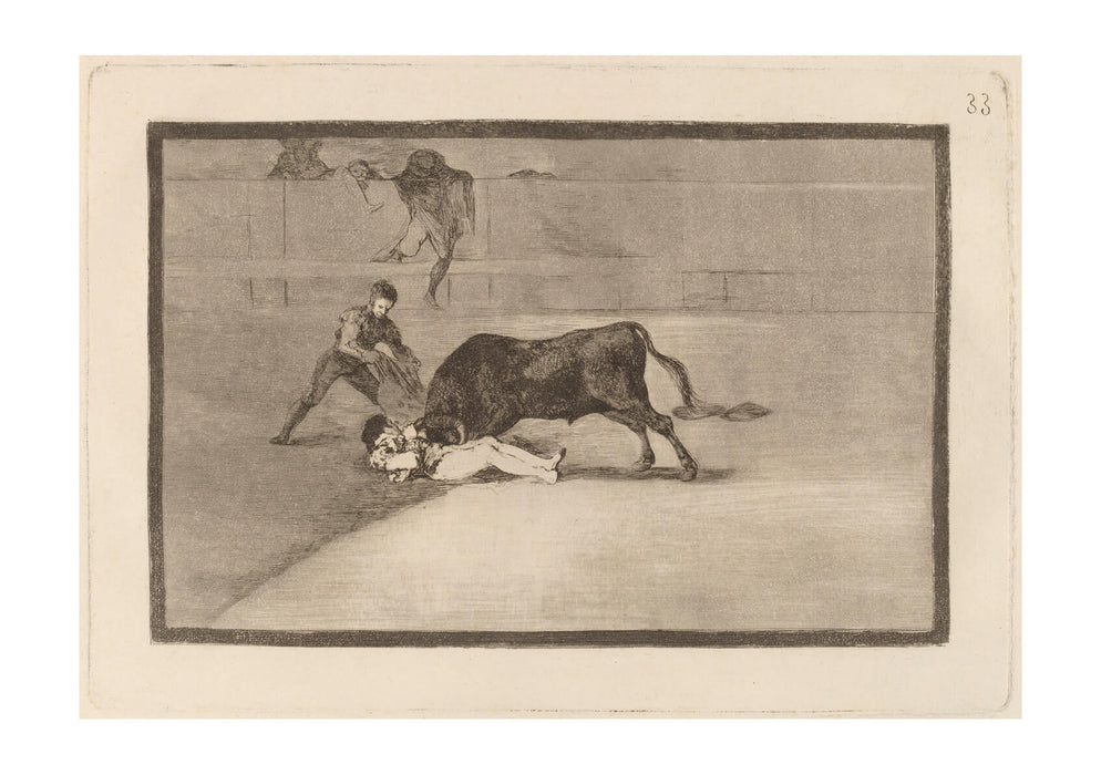 Francisco de Goya - Gored by the Bull