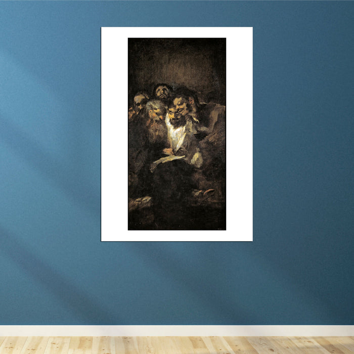 Francisco de Goya - Hombres leyendo