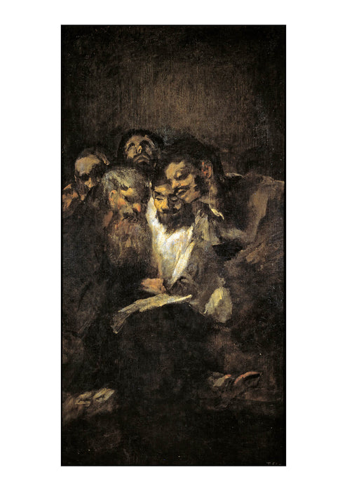 Francisco de Goya - Hombres leyendo