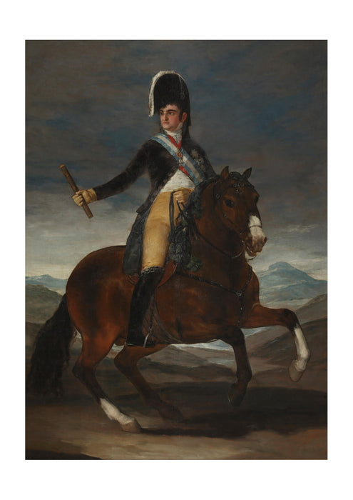 Francisco de Goya - Retrato ecuestre de Fernando VII